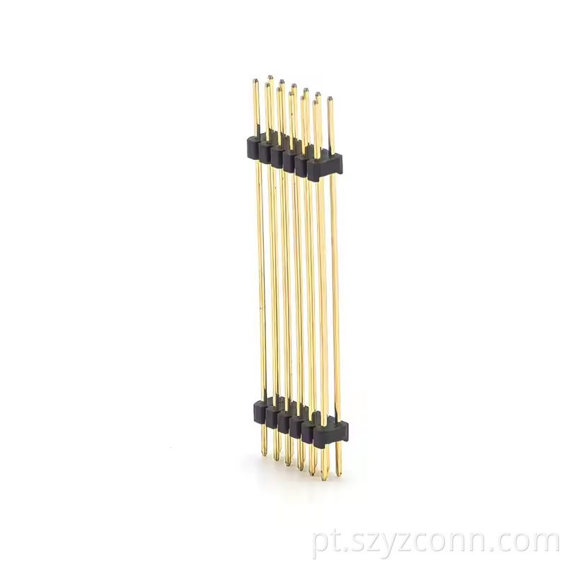 Cabeçalho de pino de passo de 2,0 mm Fileira dupla reta SQ0,5mm H2.0 26P (3) 2.0mm Pitch Pin Header Dual Row Straight SQ0.5mm H2.0 26P (3)